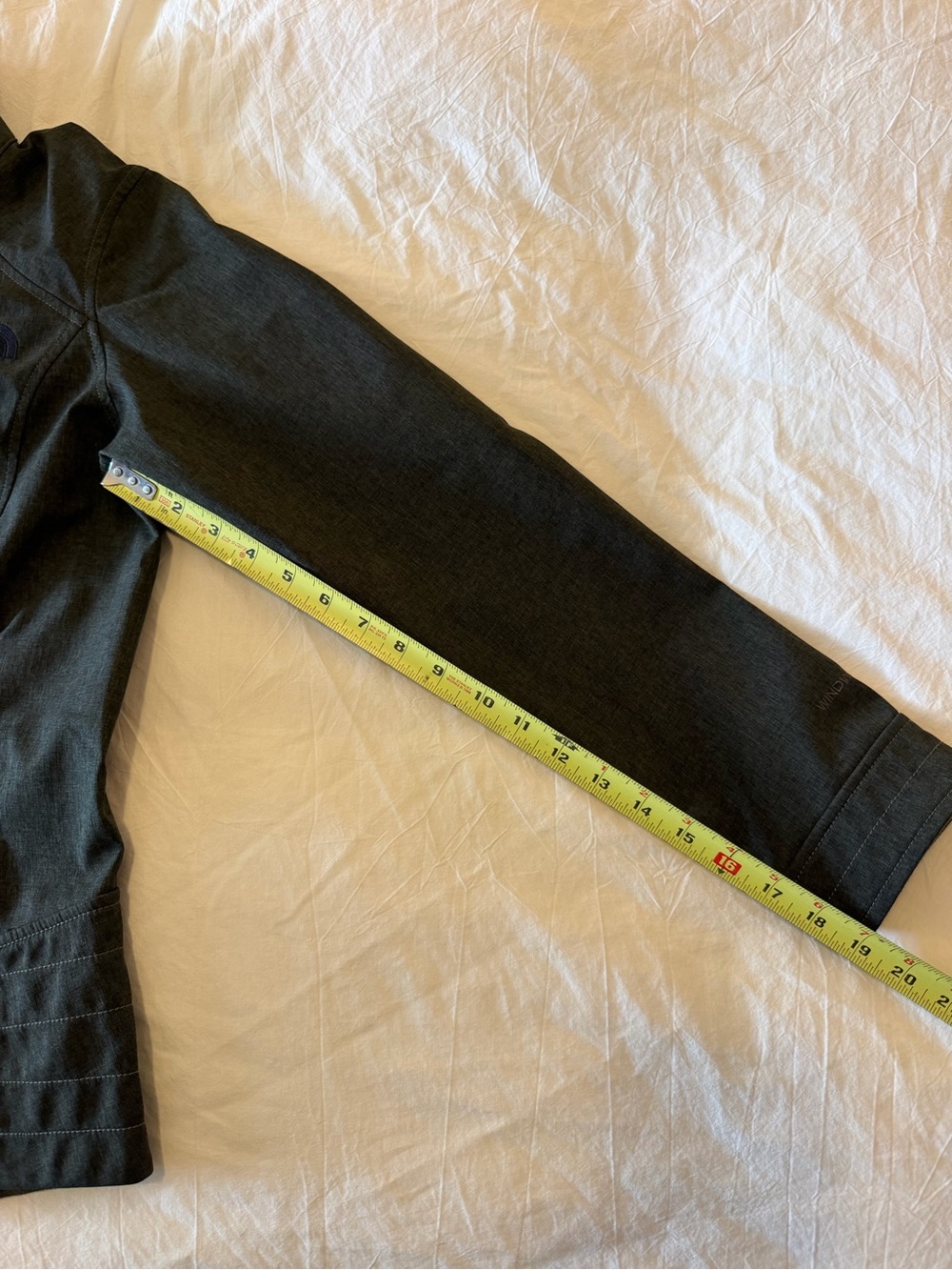 The North Face WindWall Women’s Full Zip Collared Jacket Long Sleeve Gray M - Picture 8 of 8